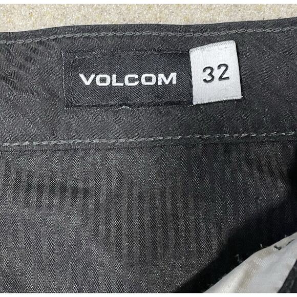 VOLCOM Women’s Classic Chino Style Pants Charcoal Gray Size 32 Casual, Office - Picture 10 of 11